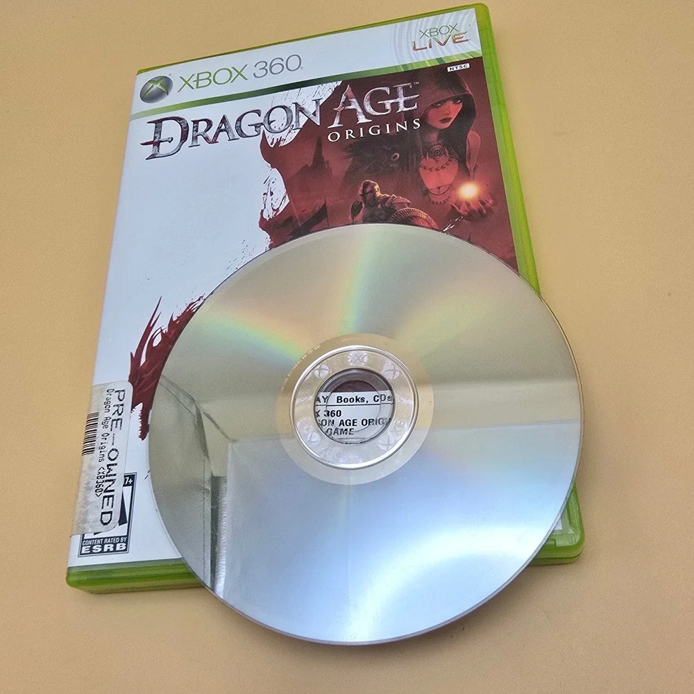 Dragon Age Origins Xbox 360 BioWare RPG Fantasy Game Complete with Manual